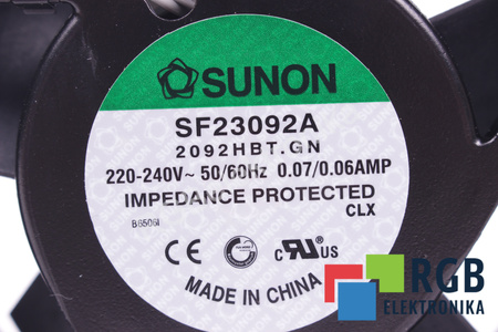 SF23092A2092HBT.GN SUNON SF23092A 90X90X25MM 240V, 0.06A VENTILADOR