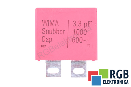 CONDENSADOR 3.3UF 1000VDC 600VAC WIMA SNUBBER MKP