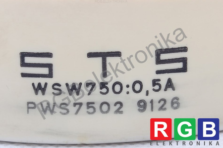 PWS7502 STS WSW750:0,5A 9126 TRANSFORMADOR DE CORRIENTE