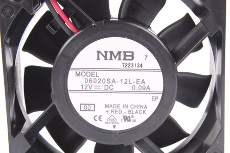 06020SA-12L-EA-00 NMB TECHNOLOGIES 60X60X20MM, 12V VENTILADOR