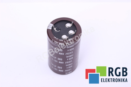 CONDENSADOR 30V16L49 NIPPON KMM105 680UF, 400VDC