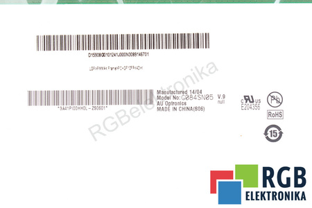 G084SN05 AUO V.9 8.4" MATRIZ LCD