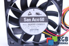 9GA0612H9001 SANYO DENKI SAN ACE 60 60X60X10MM, 12V, 0.14A VENTILADOR