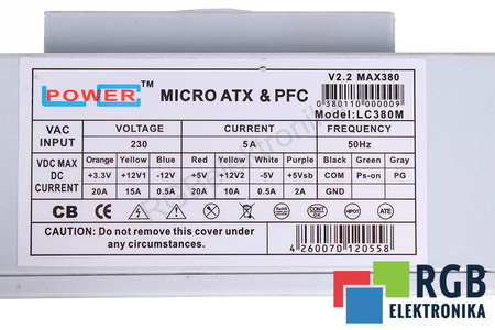 LC380M LC-POWER AVERIADO - PARA PIEZAS