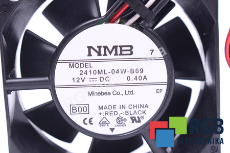 2410ML-04W-B69 MINEBEA 60X60X25MM, 12V, 0.4A VENTILADOR
