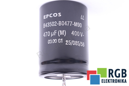 CONDENSADOR B43502-B0477-M90 EPCOS 470UF, 400V