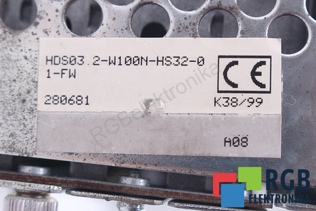 HDS03.2-W100N-HS32-01-FW BOSCH REXROTH FWA-DIAX04-ELS-05VRS-MS