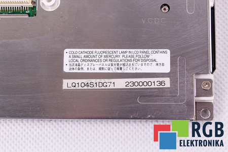 LQ104S1DG71 SHARP 10.4" MATRIZ LCD