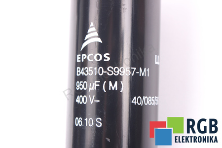 CONDENSADOR B43510-S9957-M1 EPCOS 40/085/56 950UF, 400VDC