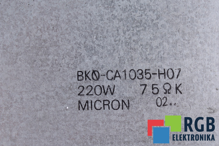 RESISTENCIA BK0-CA1035-H07 MICRON 0.22KW, 75OHM