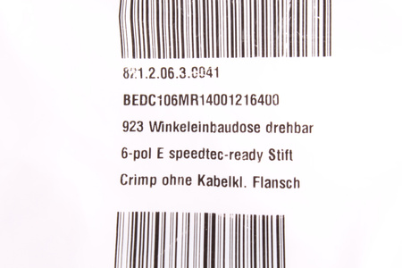 BEDC106MR14001216000 TE CONNECTIVITY 6PIN NIDO