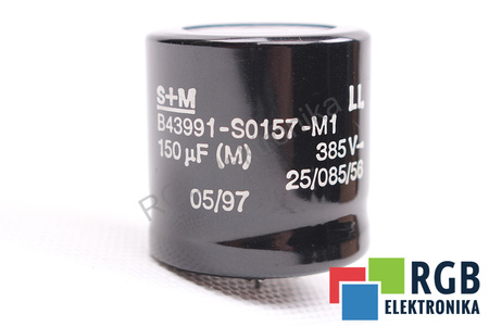CONDENSADOR B43991-S0157-M1 S+M 150UF, 385VDC