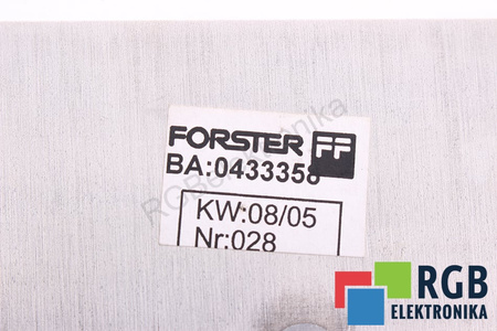 BA:0433358 DEMAG PARA ERGOCONTROL 100 FRENTE DE LA CAJA