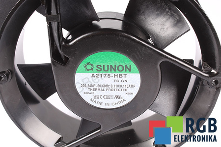 A2175-HBT SUNON A2175-HBT.TC.GN 170X150X50MM, 230V 0.110A VENTILADOR