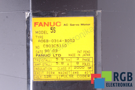 A06B-0314-B002 FANUC 5S