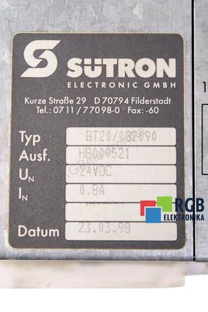 BT20/082090 SUTRON