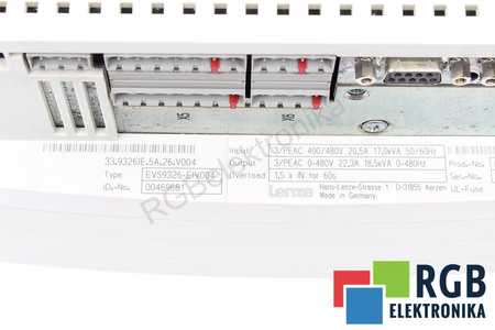 EVS9326-EIV004 LENZE ID.NO. 00469681