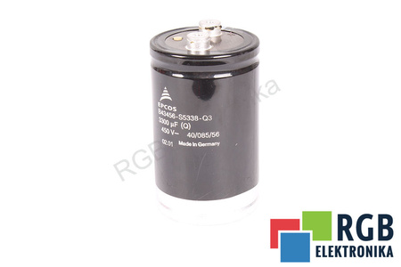 CONDENSADOR B43456-S5338-Q3 EPCOS 3300UF, 450V, 60X110MM