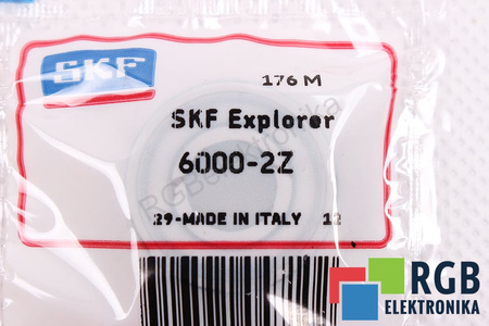 6000-2Z SKF 67000RPM, 34000RPM, 10X26X8, 4.75KN, 1.96KN RODAMIENTO