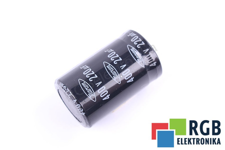 CONDENSADOR 220UF 400V MARCON AWF-M20