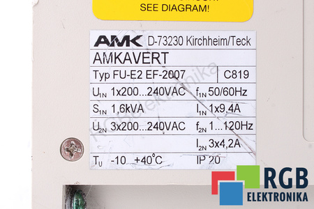 FU-E2EF-2007 AMK AMKAVERT