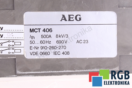MCT406 AEG INTERRUPTOR-SECCIONADOR