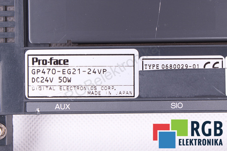 GP470-EG21-24VP PRO-FACE PARTE POSTERIOR DE LA CAJA