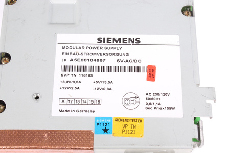 A5E00104867 SIEMENS FUENTE DE ALIMENTACIÓN PARA PC