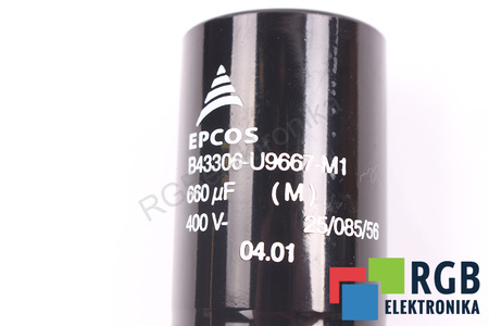 CONDENSADOR B43306-U9667-M1 EPCOS 25/085/56 660UF, 400VDC