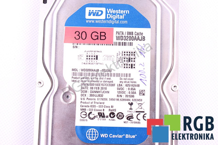 WD3200AAJB-00J3A0 WESTERN DIGITAL 30GB 3.5" IDE