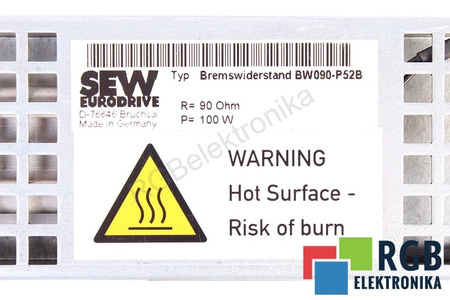BW090-P52B SEW EURODRIVE 90OHM, 0.1KW RESISTENCIA DE FRENADO