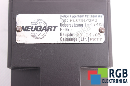 PL60N/0P2 NEUGART I=40 ENGRANAJE