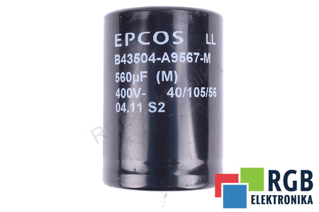 CONDENSADOR B43504-A9567-M EPCOS 560UF, 400V