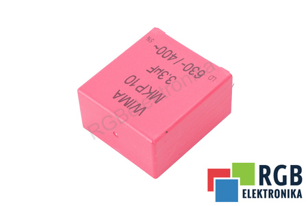 CONDENSADOR MKP1J043307H00JSSD WIMA MKP10, 3.3UF, 630/400V