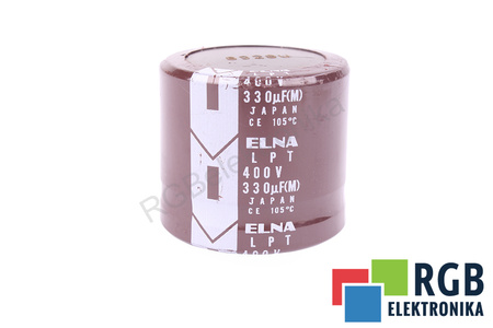 CONDENSADOR 330UF 400V ELNA LPT