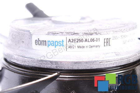 A2E250-AL06-01 EBM PAPST 0.115KW, 230V, 0.51A, 250MM, 72MM VENTILADOR