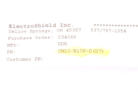 CM10-R10P-D-D7 DDK LTD. 10PIN NIDO