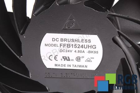FFB1524UHG-BK95 DELTA ELECTRONICS 172X150X51MM, 24V, 4.8A VENTILADOR