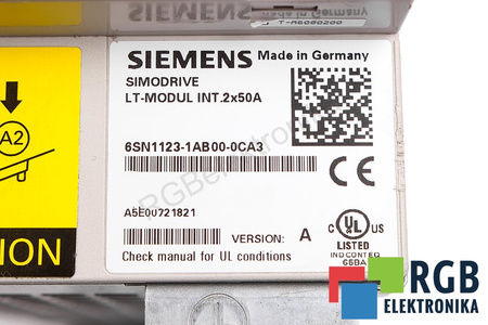 6SN1123-1AB00-0CA3 SIEMENS VERSION A SIMODRIVE 611
