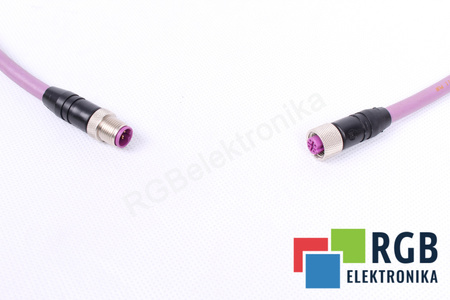 AWM-E47676 PROFIBUS 3M, 5PIN CABLE DE SEÑAL CON ENCHUFE MACHO Y HEMBRA