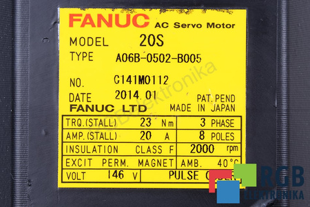 A06B-0502-B005 FANUC 20S