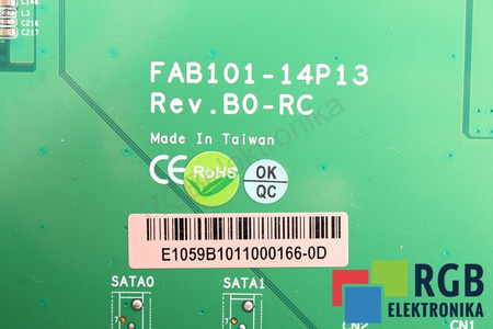 FAB101-14P13 AXIOMTEK REV. B0-RC PLACA BASE