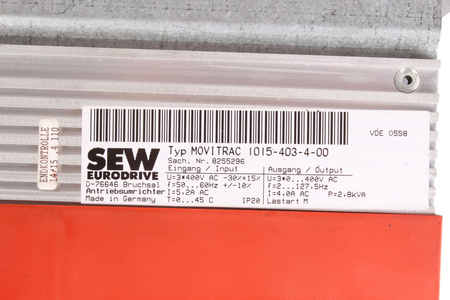 1015-403-4-00 SEW EURODRIVE MOVITRAC 8255296