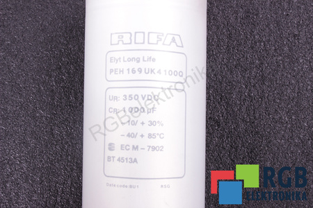 CONDENSADOR PEH169UK4100Q RIFA 350VDC, 1000UF