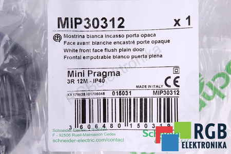 MIP30312 SCHNEIDER ELECTRIC MINI PRAGMA 3R 12M - IP40 MARCO EMPOTRABLE CON PUERTA COMPLETA