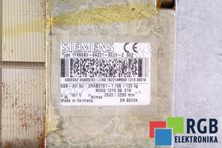 1FK6083-6AZ21-9ZZ9-ZS02 SIEMENS SIEMENS