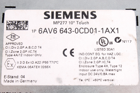 6AV6643-0CD01-1AX1 SIEMENS CAJA
