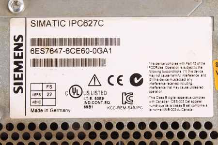 6ES7647-6CE60-0GA1 SIEMENS SIMATIC IPC627C