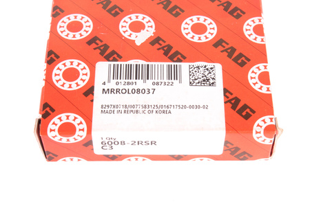 6008-2RSR-C3 FAG 40X68X15 RODAMIENTO