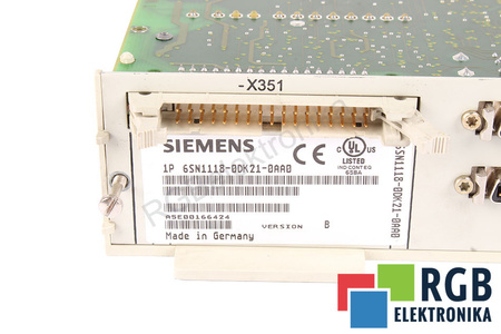 6SN1118-0DK21-0AA0 SIEMENS VERSION B